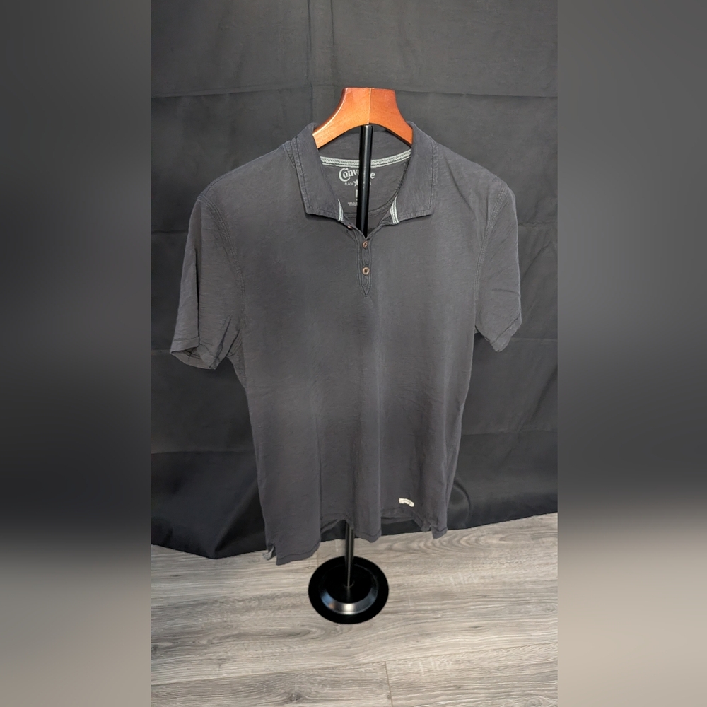 Converse Men's Charcoal Polo Shirt